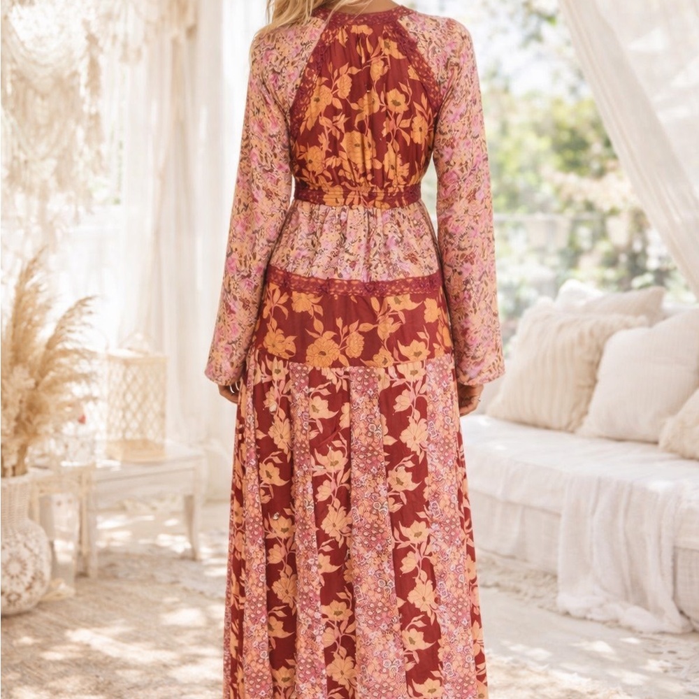 NWT Free People Tilda Wrap Dress‎ XS NWT $168 Boho Festival Bridesmaid cottage - Picture 2 of 3